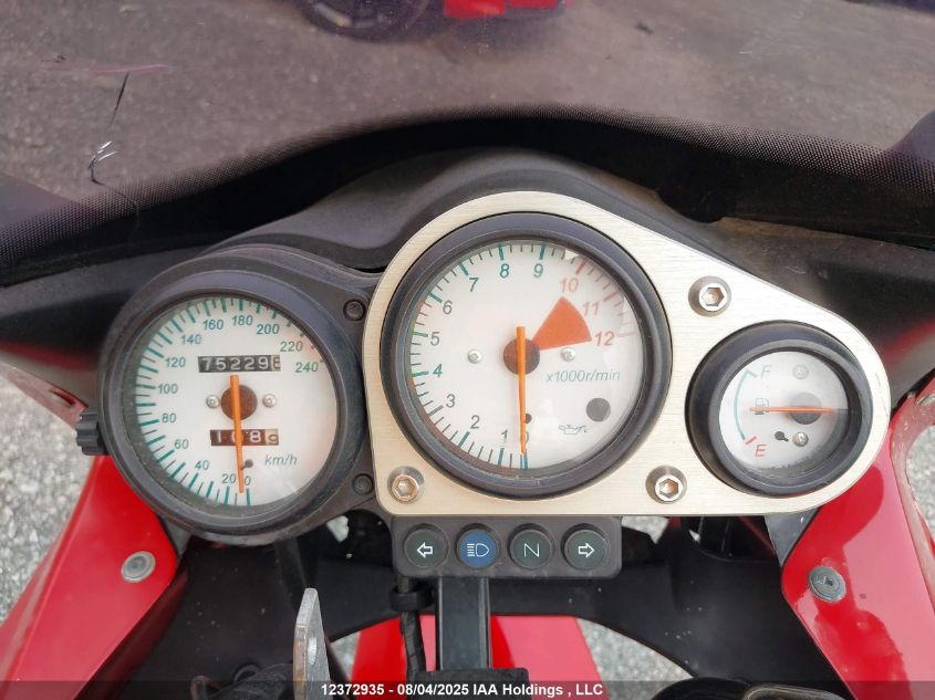 2002 Kawasaki Zr750 G VIN: JKAZRDH192A003410 Lot: 12372935