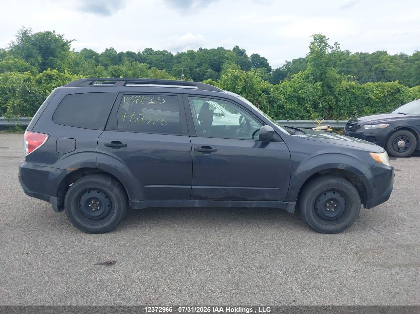 2011 Subaru Forester 2.5X VIN: JF2SHCBC0BH747338 Lot: 12372965