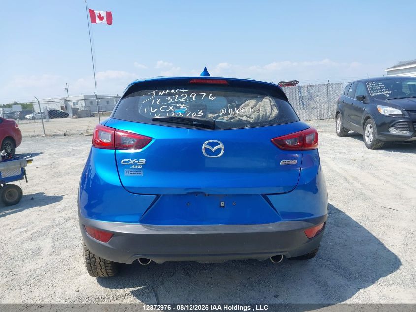 2016 Mazda Cx-3 Sport VIN: JM1DKFB74G0133203 Lot: 12372976
