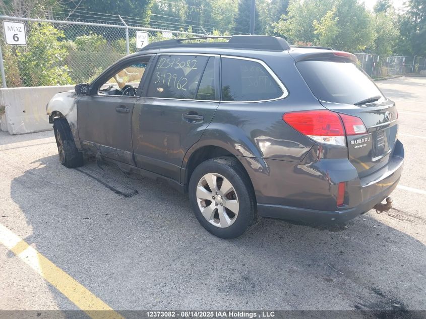 2011 Subaru Legacy Outback VIN: 4S4BRGGC9B3347962 Lot: 12373082