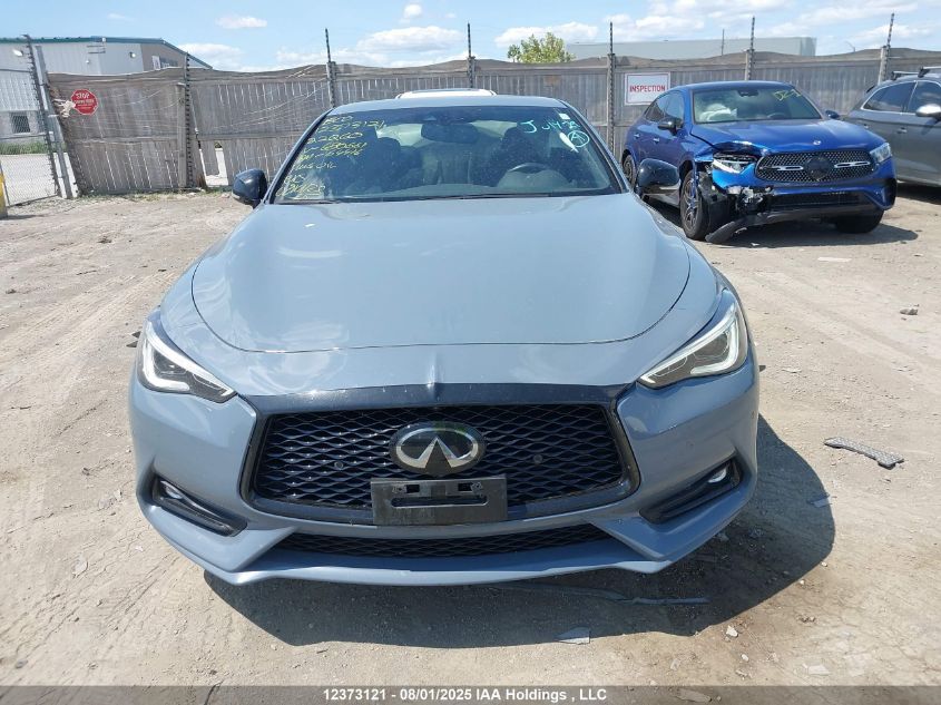 2022 Infiniti Q60 Red Sport I-Line/Red Sport I-Line Proactive VIN: JN1FV7LL4NM680661 Lot: 12373121