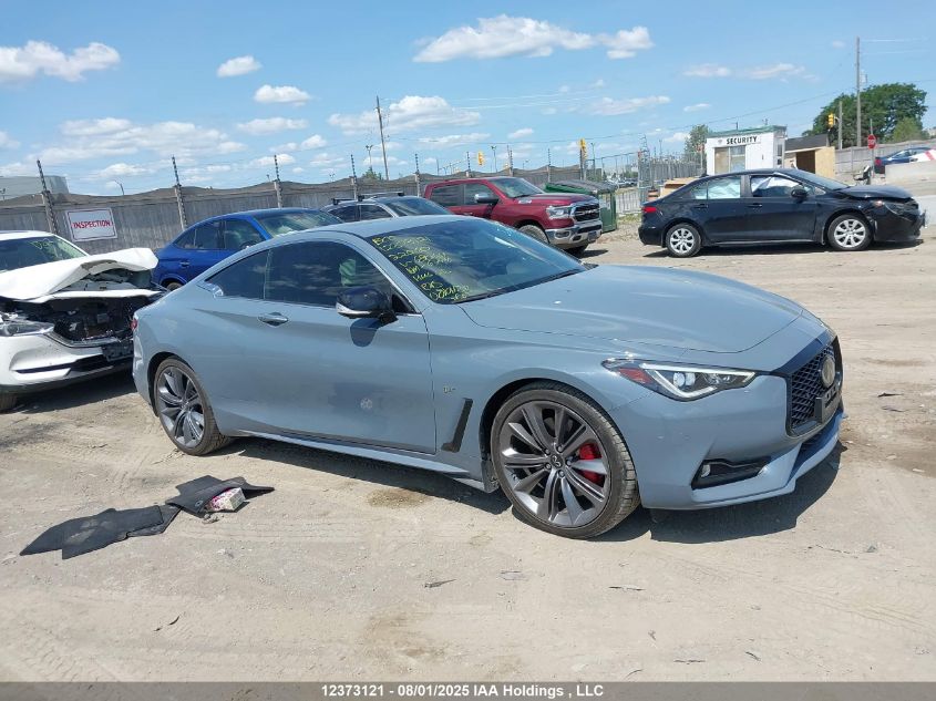 2022 Infiniti Q60 Red Sport I-Line/Red Sport I-Line Proactive VIN: JN1FV7LL4NM680661 Lot: 12373121