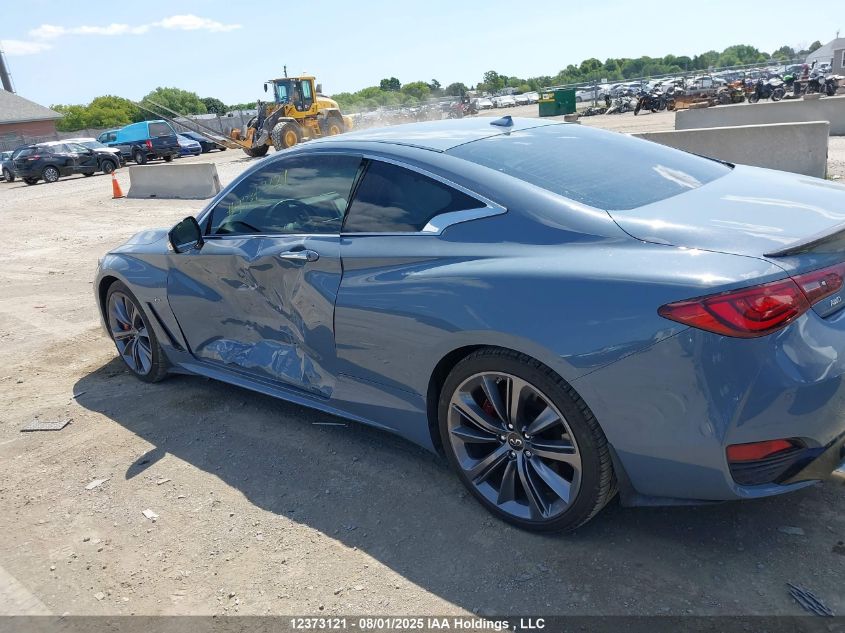 2022 Infiniti Q60 Red Sport I-Line/Red Sport I-Line Proactive VIN: JN1FV7LL4NM680661 Lot: 12373121