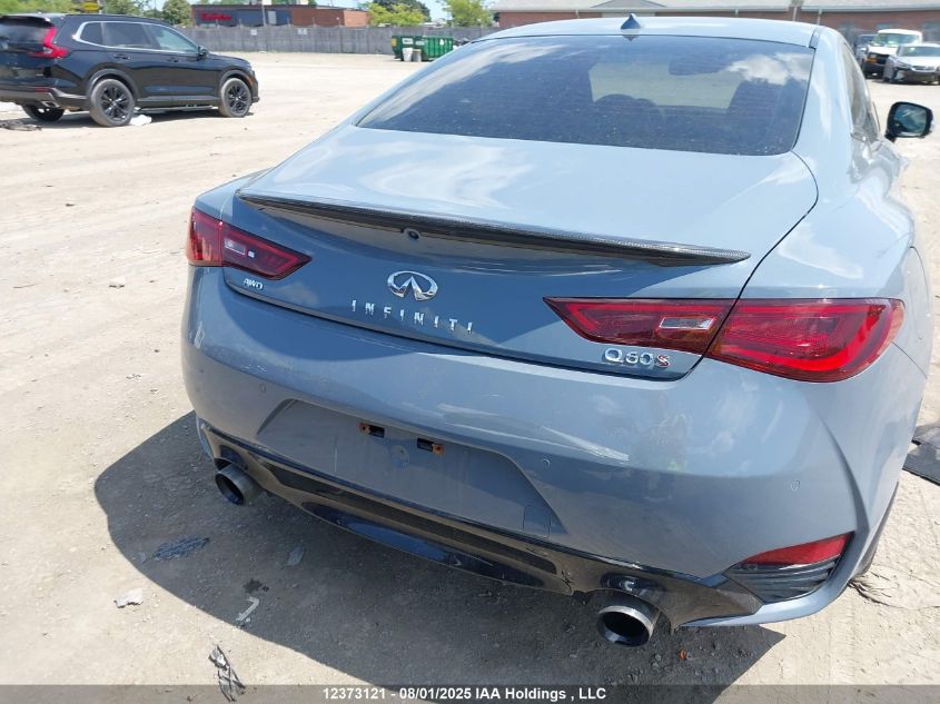 2022 Infiniti Q60 Red Sport I-Line/Red Sport I-Line Proactive VIN: JN1FV7LL4NM680661 Lot: 12373121
