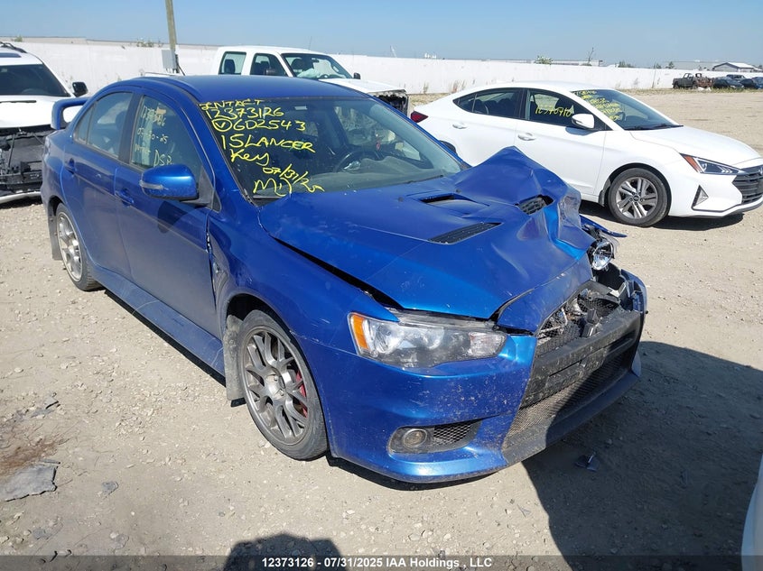 JA32W8FVXFU602543 2015 Mitsubishi Lancer Evolution Gsr auction photo 1