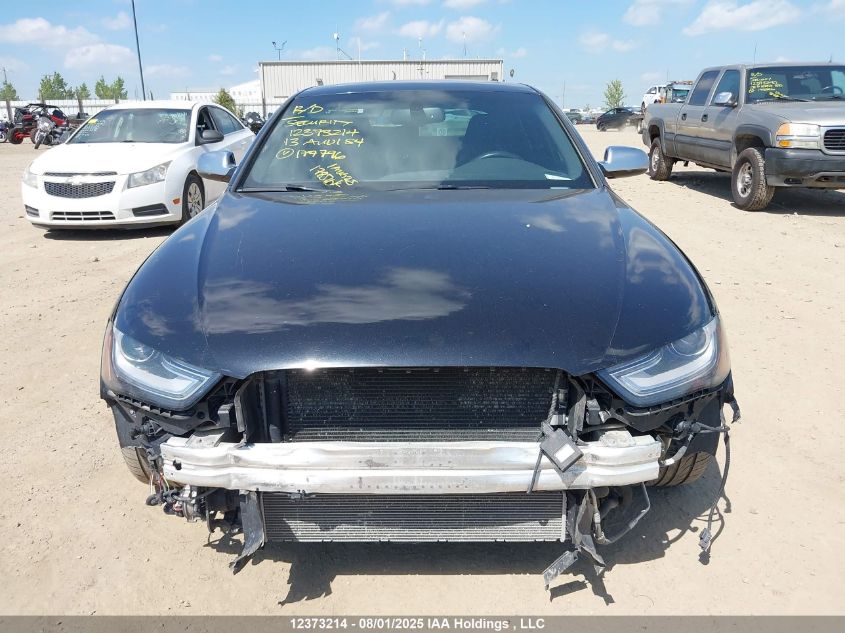 2013 Audi S4 3.0T Premium VIN: WAUFGCFL9DA177796 Lot: 12373214