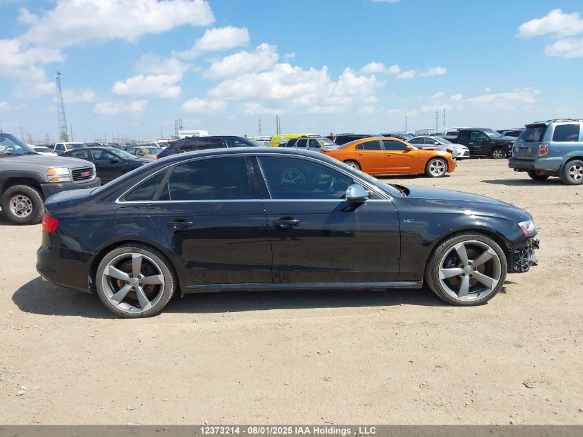 2013 Audi S4 3.0T Premium VIN: WAUFGCFL9DA177796 Lot: 12373214