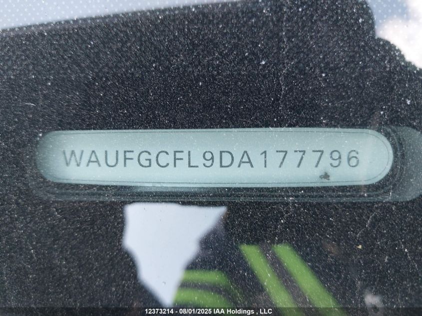 2013 Audi S4 3.0T Premium VIN: WAUFGCFL9DA177796 Lot: 12373214