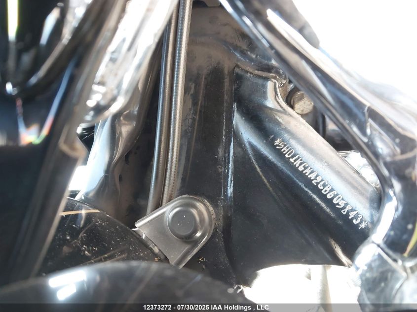 2012 Harley-Davidson Fltru Road Glide Ultra VIN: 5HD1KGMA2CB605843 Lot: 12373272