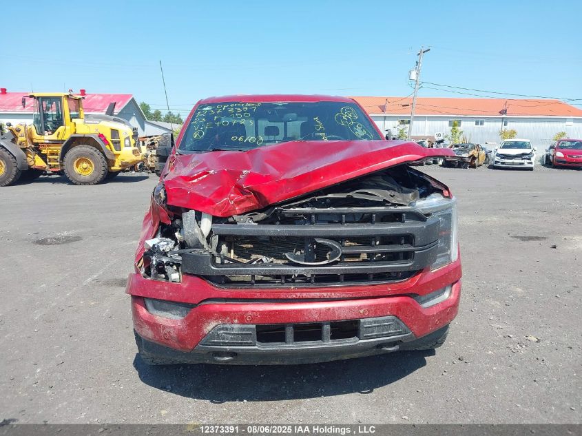 2023 Ford F-150 Lariat VIN: 1FTFW1E50PKE40723 Lot: 12373391