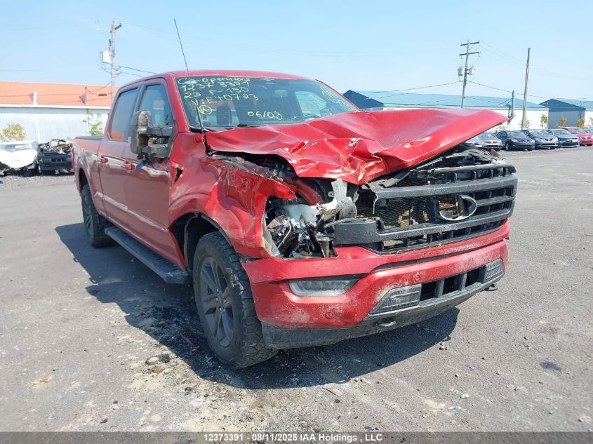 2023 Ford F-150 Lariat VIN: 1FTFW1E50PKE40723 Lot: 12373391