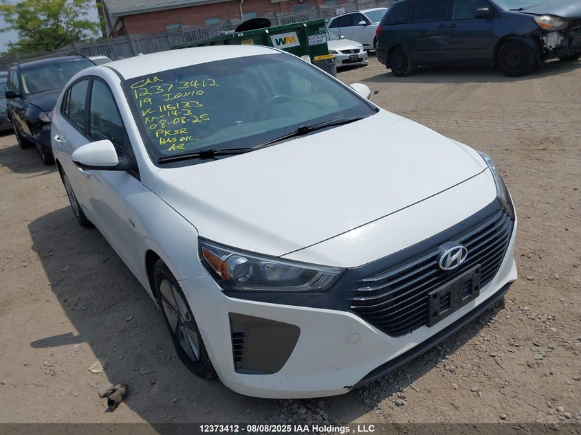 KMHC75LC7KU115133 2019 Hyundai Ioniq Hybrid Essential auction photo 1