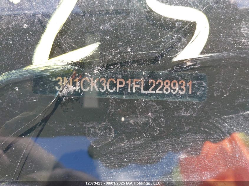 2015 Nissan Micra VIN: 3N1CK3CP1FL228931 Lot: 12373423