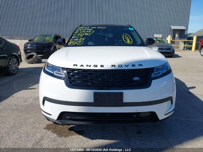 2022 Land Rover Range Rover Velar S VIN: SALYJ2EX7NA335865 Lot: 12373484