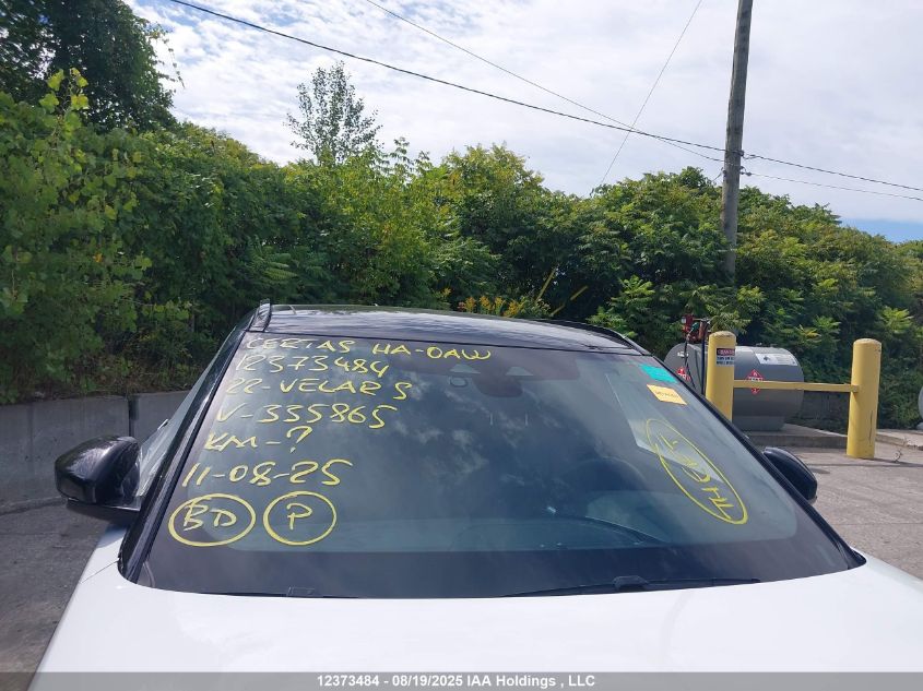 2022 Land Rover Range Rover Velar S VIN: SALYJ2EX7NA335865 Lot: 12373484