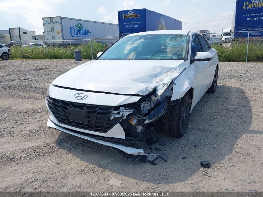 2023 Hyundai Elantra Preferred Ivt VIN: KMHLM4AG9PU531653 Lot: 12373603