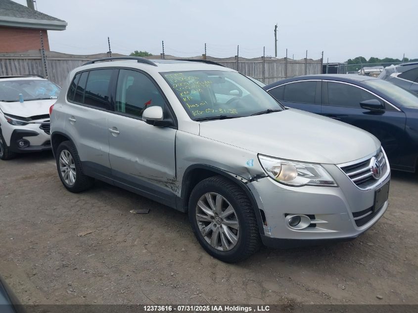 2009 Volkswagen Tiguan Se/Sel VIN: WVGBV75N39W070833 Lot: 12373616