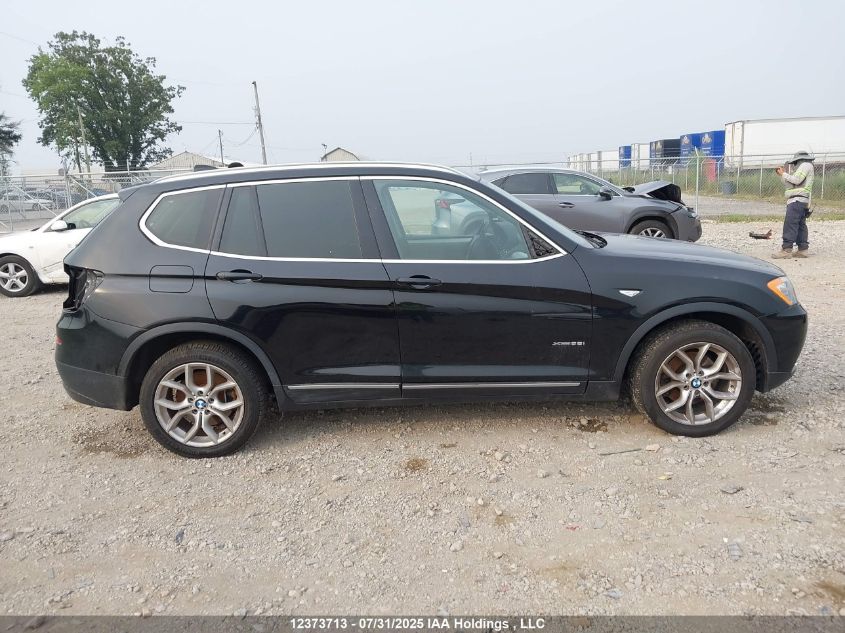 2013 BMW X3 xDrive28I VIN: 5UXWX9C52D0A25099 Lot: 12373713