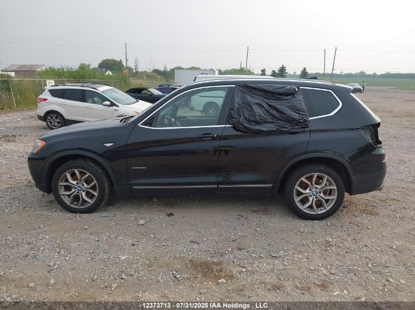 2013 BMW X3 xDrive28I VIN: 5UXWX9C52D0A25099 Lot: 12373713