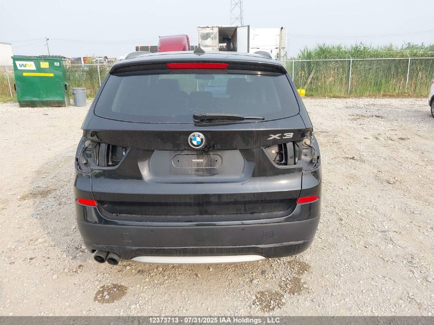2013 BMW X3 xDrive28I VIN: 5UXWX9C52D0A25099 Lot: 12373713