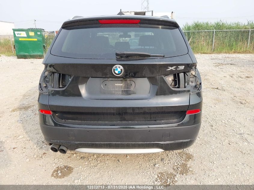2013 BMW X3 xDrive28I VIN: 5UXWX9C52D0A25099 Lot: 12373713