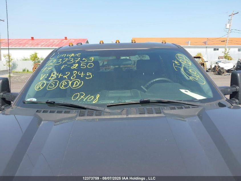 2017 Ford F-250 Xlt VIN: 1FT7W2BT7HEB42845 Lot: 12373759