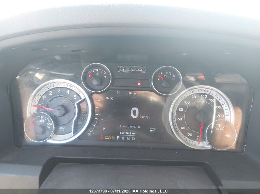 2014 Ram 3500 Slt VIN: 3C63R3HL3EG198134 Lot: 12373790