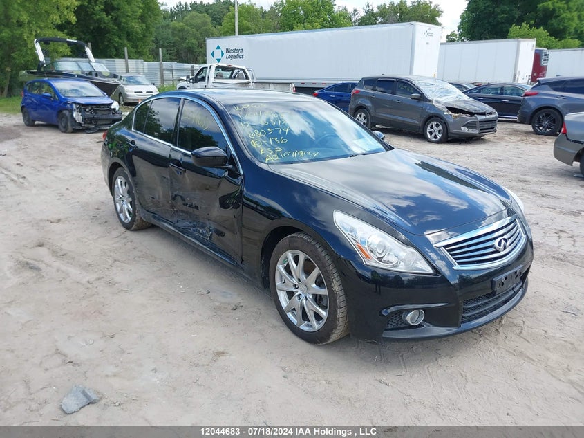 2012 Infiniti G37X VIN: JN1CV6AR7CM680574 Lot: 12044683X