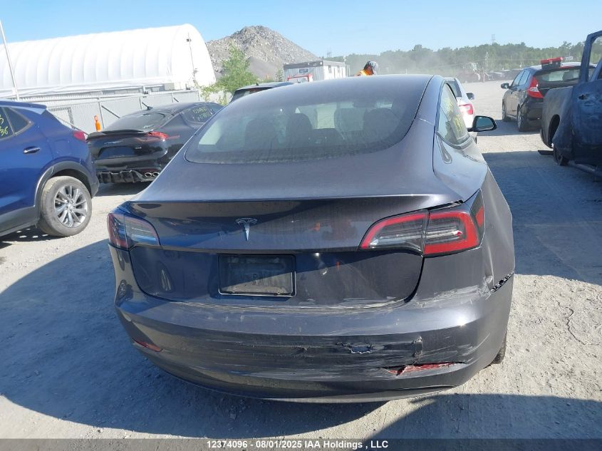 2023 Tesla Model 3 Rwd VIN: LRW3E1FA1PC945453 Lot: 12374096