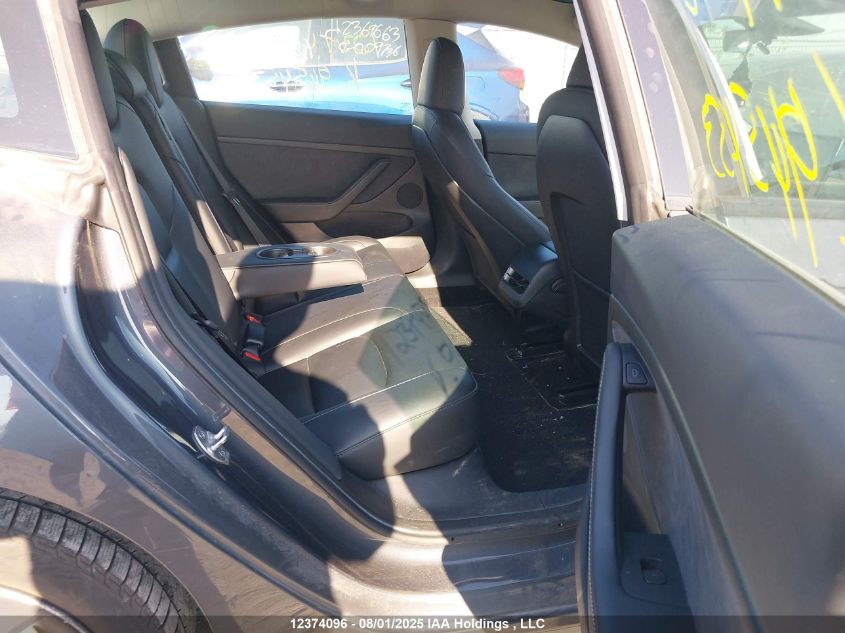 2023 Tesla Model 3 Rwd VIN: LRW3E1FA1PC945453 Lot: 12374096