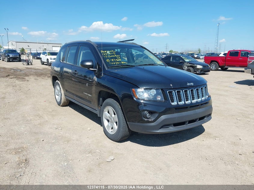 1C4NJCAA2HD187404 2017 Jeep Compass Sport auction photo 1