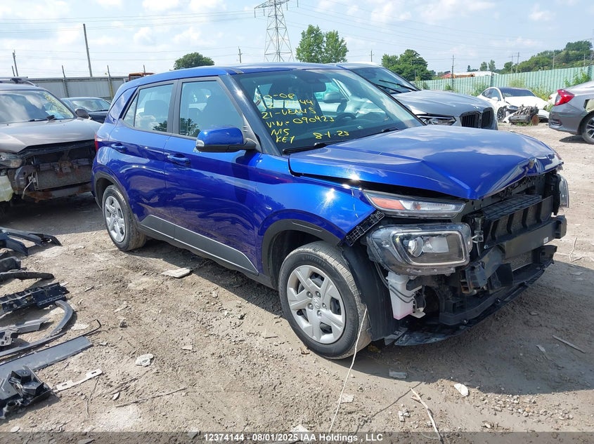 KMHRB8A3XMU090423 2021 Hyundai Venue Essential Auto Ivt auction photo 1