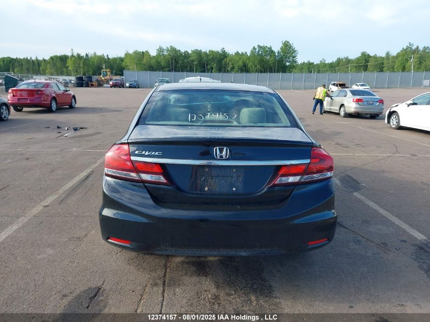 2013 Honda Civic Sdn VIN: 2HGFB2F43DH108089 Lot: 12374157