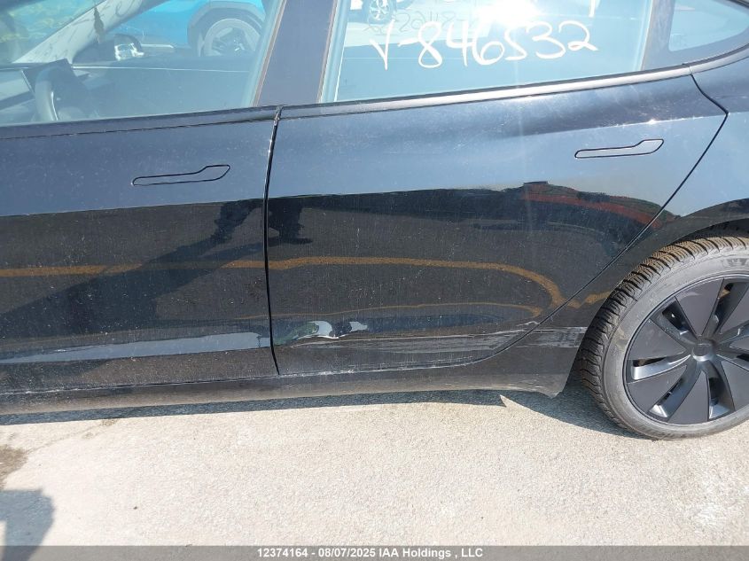 2024 Tesla Model 3 Long Range VIN: 5YJ3E1EB2RF846532 Lot: 12374164