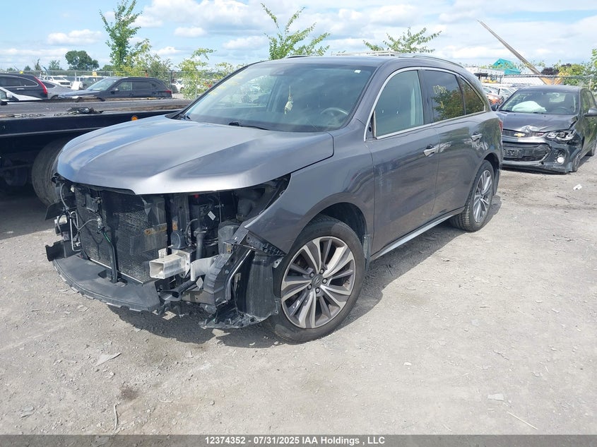 2018 Acura Mdx grey null gasoline 5J8YD4H83JL800091 photo #3