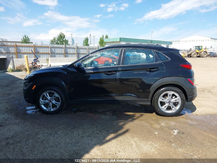 2022 Hyundai Kona Sel/Se VIN: KM8K2CAB0NU885302 Lot: 12374421