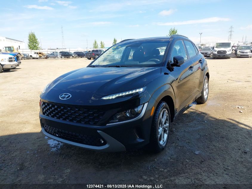 2022 Hyundai Kona Sel/Se VIN: KM8K2CAB0NU885302 Lot: 12374421