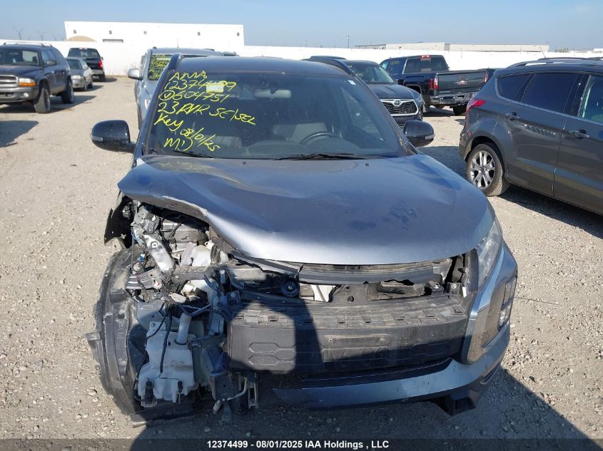 2023 Mitsubishi Rvr Se/Sel/Le/Gt VIN: JA4AJVAW8PU604751 Lot: 12374499