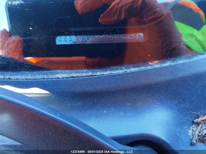 2023 Mitsubishi Rvr Se/Sel/Le/Gt VIN: JA4AJVAW8PU604751 Lot: 12374499