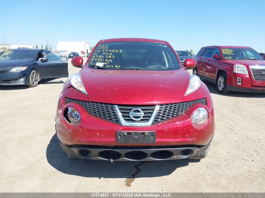 2014 Nissan Juke S/Sv/Sl/Nismo VIN: JN8AF5MVXET480323 Lot: 12374527
