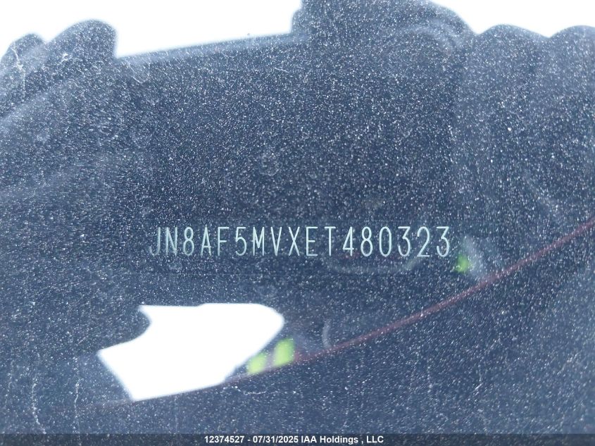 2014 Nissan Juke S/Sv/Sl/Nismo VIN: JN8AF5MVXET480323 Lot: 12374527