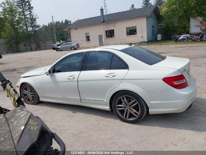 2012 Mercedes-Benz C 250 4Matic VIN: WDDGF8FB6CA740371 Lot: 12374553