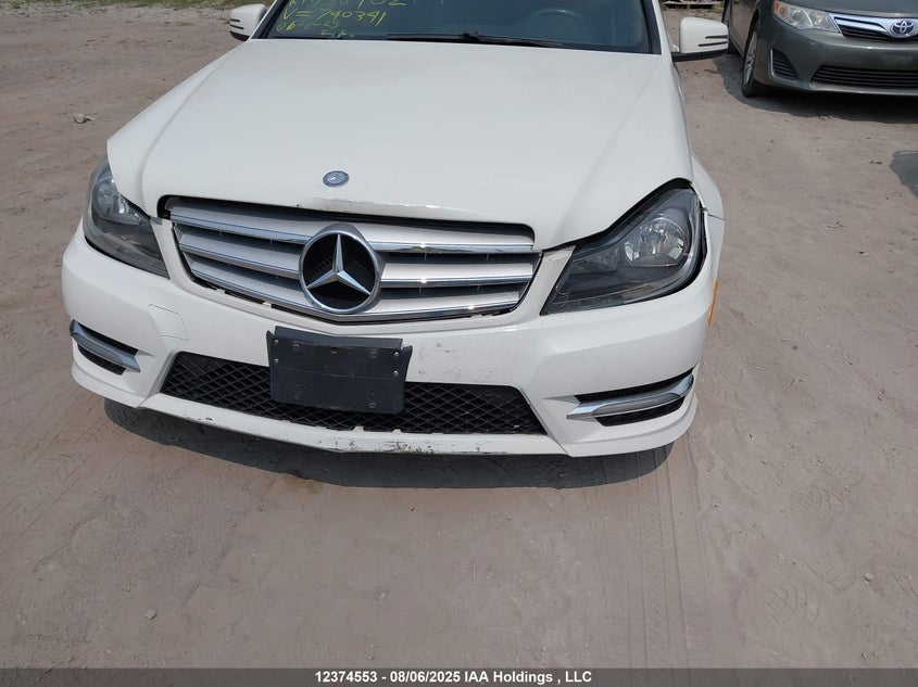 2012 Mercedes-Benz C 250 4Matic VIN: WDDGF8FB6CA740371 Lot: 12374553
