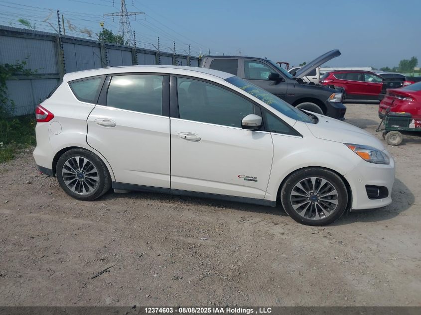 2017 Ford C-Max Energi Titanium VIN: 1FADP5FU4HL117505 Lot: 12374603