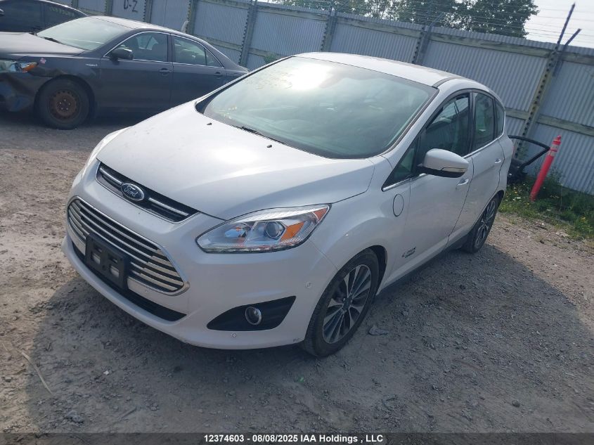 2017 Ford C-Max Energi Titanium VIN: 1FADP5FU4HL117505 Lot: 12374603