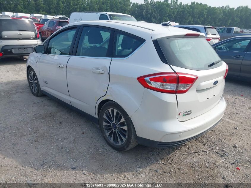 2017 Ford C-Max Energi Titanium VIN: 1FADP5FU4HL117505 Lot: 12374603