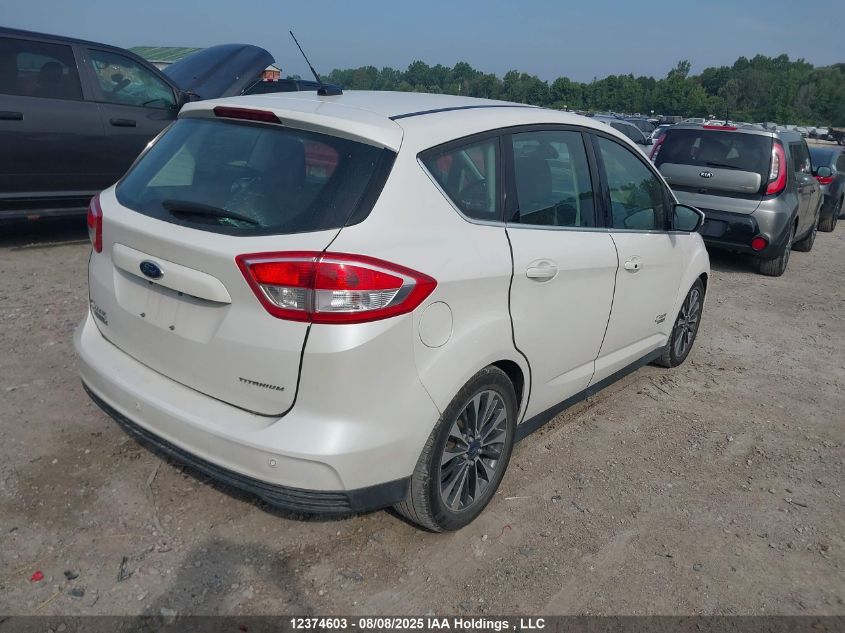 2017 Ford C-Max Energi Titanium VIN: 1FADP5FU4HL117505 Lot: 12374603