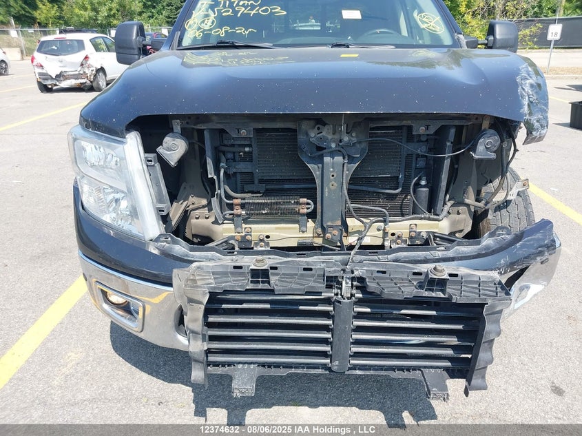 2017 Nissan Titan Platinum Reserve/Pro-4X/S/Sl/Sv VIN: 1N6AA1E53HN529403 Lot: 12374632