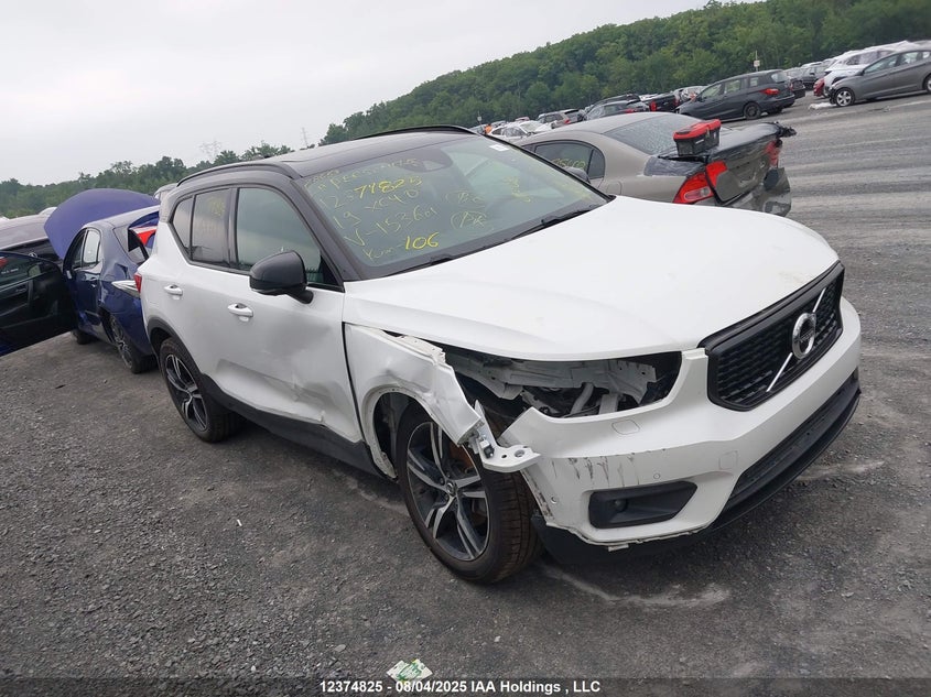 YV4162UMXK2153601 2019 Volvo Xc40 T5 R-Design auction photo 1