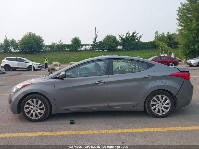 2013 Hyundai Elantra Gl VIN: 5NPDH4AE6DH344730 Lot: 12374906